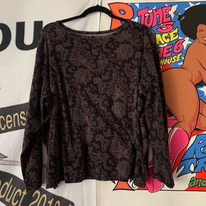 Paisley Deep Purple Large Lauren by Ralph Lauren shirt